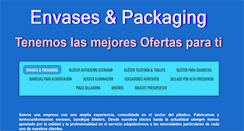 Desktop Screenshot of envases-packaging.com