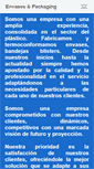 Mobile Screenshot of envases-packaging.com